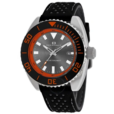 Oceanaut Submersion Quartz Grey Dial Men's Watch Oc0522 In Black / Grey