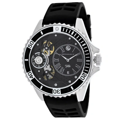 Oceanaut Tide Quartz Black Dial Men's Watch Oc0997