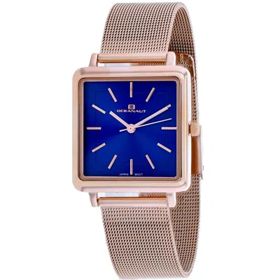 Oceanaut Women's Blue Dial Watch In Gold