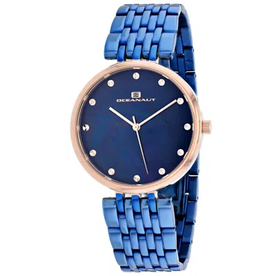 Oceanaut Women's Blue Mop Dial Watch In Multi