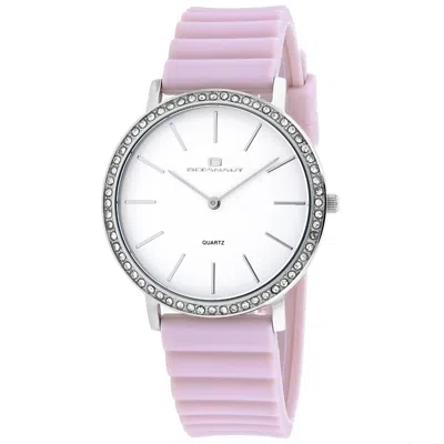 Oceanaut Women's Ripple White Round 40mm In Silver