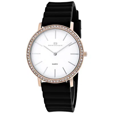 Oceanaut Women's White Dial Watch In Black
