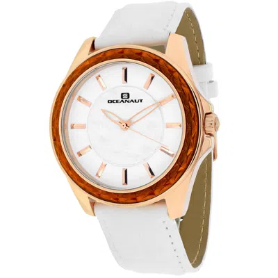 Oceanaut Women's White Mop Dial Watch In Multi