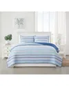 Oceanfront Resort Clearwater Yarn Dye Stripe Quilt Set