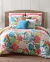 Oceanfront Resort Coco Paradise Duvet Cover Set, King In Multi