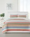 Oceanfront Resort Palm Beach Yarn Dye Stripe 2-pc. Quilt Set, Twin In Multi