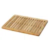 Oceanstar Bamboo Floor And Bath Mat With Non-slip Rubber Feet