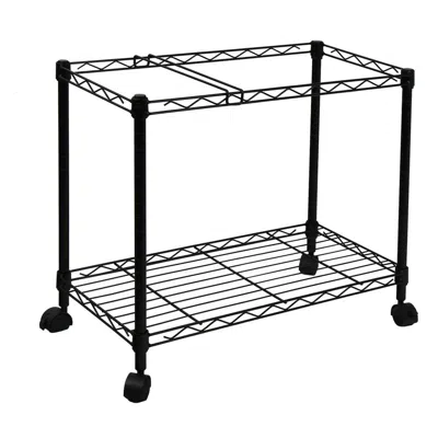 Oceanstar Portable 1-tier Metal Rolling File Cart