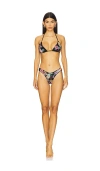 Oceanus Fruit Triangle Bikini Set