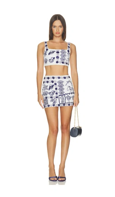 Oceanus Marie Sea Co-ord In Blue
