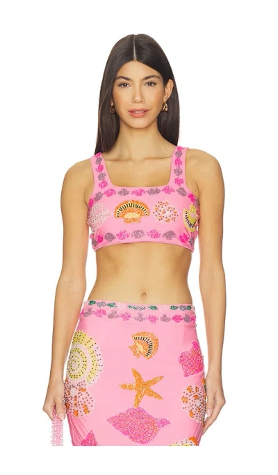 Oceanus New York Top In Pink