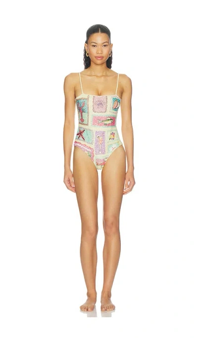 Oceanus Paradiso Swimsuit In Multi