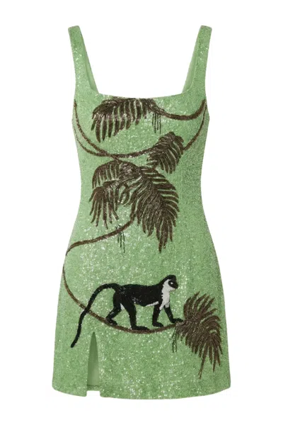 Oceanus St Barth Dress Green