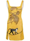 Oceanus St Barth Dress Yellow In Yellow