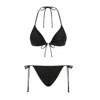 Oceanus Swimwear Women's Amel Bikini Top - Black In Black