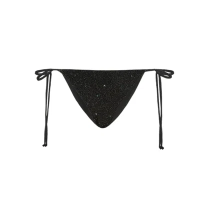 Oceanus Swimwear Women's Amel High Waist Bikini Bottom Black