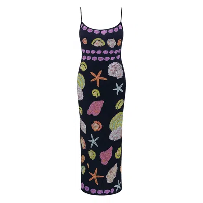 Oceanus Swimwear Women's New York Strapped Dress- Black