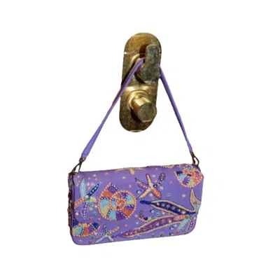 Oceanus Swimwear Women's Purple Selene Georgette Bag Lilac