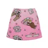 Oceanus Swimwear Women's Vegas Beaded Pink Party Beach Co-ord Mini Skirt In Pink