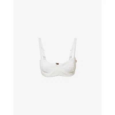 Oceanus Womens  Athena Beaded Bikini Top