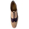 Ocelot Market Neutrals / Brown Men's Natural Cork Brogue With Brown Accents In Brown