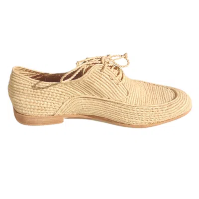 Ocelot Market Neutrals Men's Raffia Brogue In Natural In Black