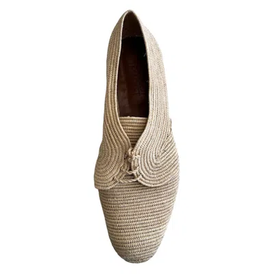 Ocelot Market Neutrals Men's Raffia Oxford In Natural In Black