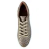 Ocelot Market Women's Cork Piton Sneaker In Gold In Gold