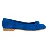 Ocelot Market Women's Raffia Ballet Flats In Blue In Blue
