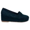 Ocelot Market Women's Raffia Espadrille In Black In Black