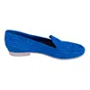 Ocelot Market Women's Raffia Loafers In Blue In Blue