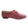 Ocelot Market Women's Red & White Checkered Brogue In Red
