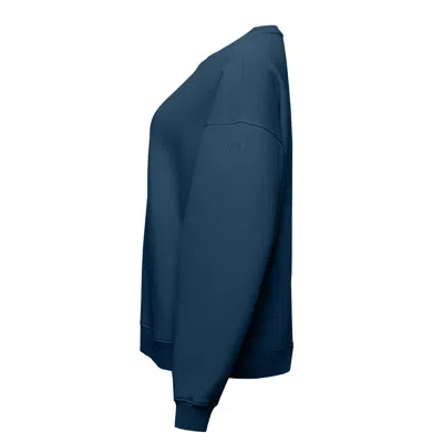 Ocio Leisurewear Blue Men's Oversized Crewneck In Cove