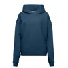 Ocio Leisurewear Blue Women's Oversized Hoodie In Cove In Blue