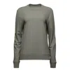 Ocio Leisurewear Green Women's Classic Softcore Crew In Sage In Green