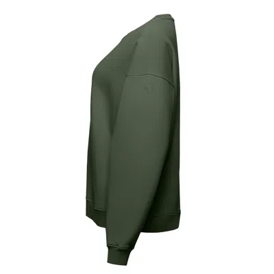 Ocio Leisurewear Green Women's Oversized Crewneck In Spruce