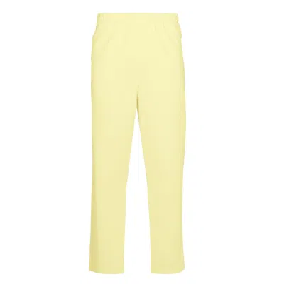 Ocio Leisurewear Men's Yellow / Orange Straight Leg Pant In Zest In Yellow/orange