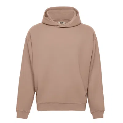 Ocio Leisurewear Neutrals / Brown Men's Oversized Hoodie In Fawn