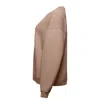 Ocio Leisurewear Neutrals / Brown Women's Oversized Crewneck In Fawn In Brown