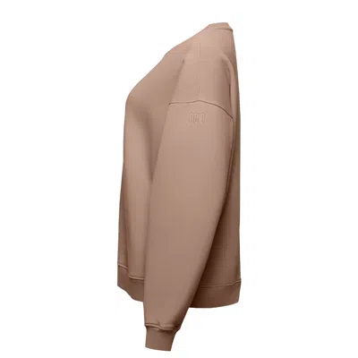 Ocio Leisurewear Neutrals / Brown Women's Oversized Crewneck In Fawn