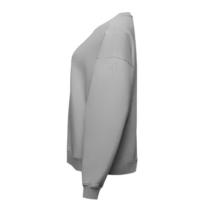 Ocio Leisurewear Neutrals / Grey Men's Oversized Crewneck In Ash
