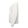 Ocio Leisurewear White Men's Oversized Crewneck In Supermoon In White