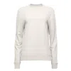 Ocio Leisurewear White Women's Classic Softcore Crew In Bone In White