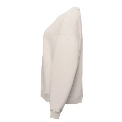 Ocio Leisurewear Women's Neutrals / Grey Oversized Crewneck In Stone