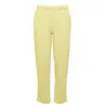 Ocio Leisurewear Women's Yellow / Orange Cropped Pant In Zest In Yellow/orange