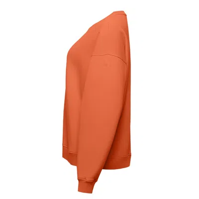Ocio Leisurewear Yellow / Orange Men's Oversized Crewneck In Negroni In Yellow/orange