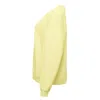 Ocio Leisurewear Yellow / Orange Women's Oversized Crewneck In Zest In Yellow/orange