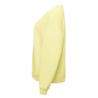 Ocio Leisurewear Yellow / Orange Women's Oversized Crewneck In Zest In Yellow/orange