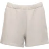 Ocio Organic Cotton Teddy Everywhere Shorts In White