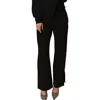 Ocio Organic Cotton Teddy Flare Pant In Black